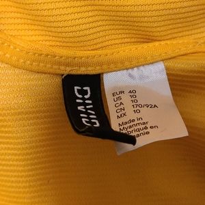 COPY - H & M Yellow dress